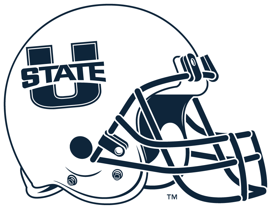 Utah State Aggies 2014-Pres Helmet Logo v2 DIY iron on transfer (heat transfer)